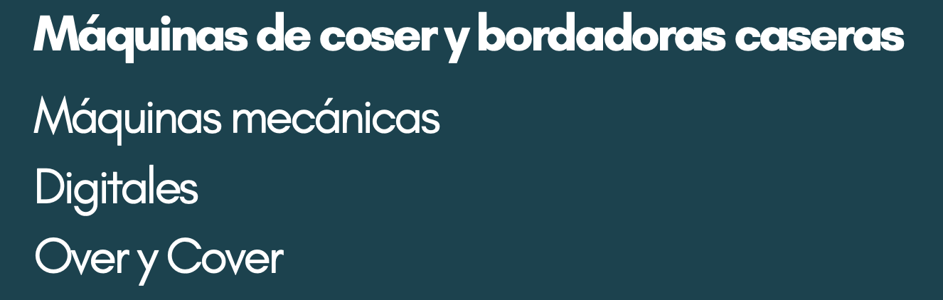 Costura y bordadoras